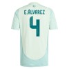 Officiële Voetbalshirt Mexico Edson Alvarez 4 Uit 2024 - Heren